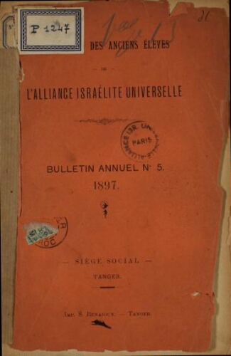 Association des anciens élèves de l'AIU Vol.05 1897